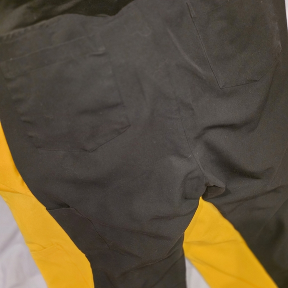 Mandala Maternity Scrubs.  Sz. S.  TWO pairs.  1 - gold. 1 - black. - Picture 6 of 7